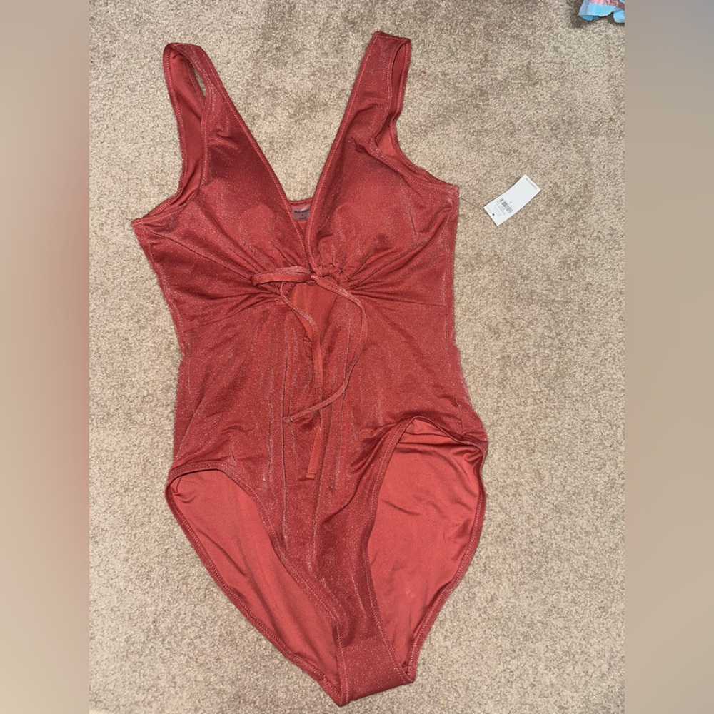 Old navy shimmer one piece swimsuit